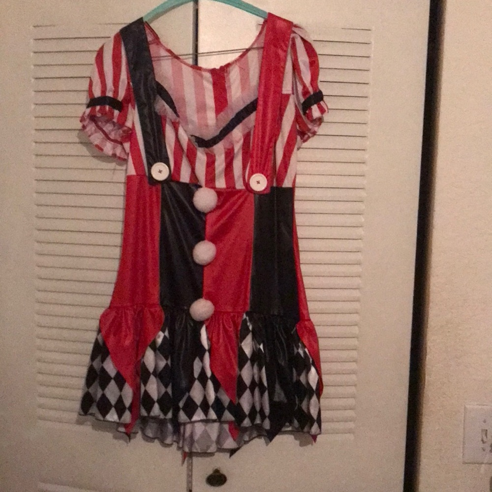 Harley Quinn/ Female Jester costume w/ petticoat